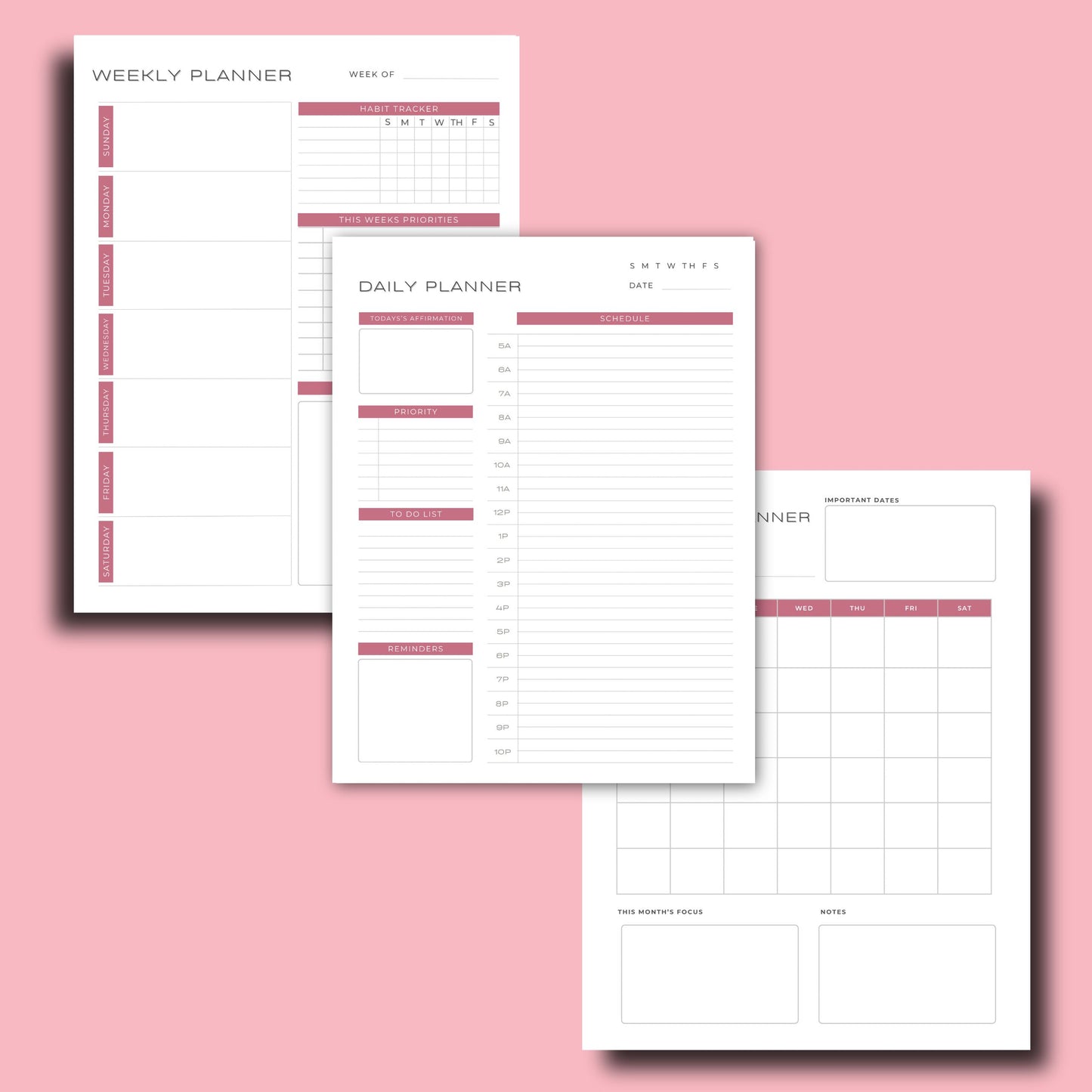 Planner Bundle