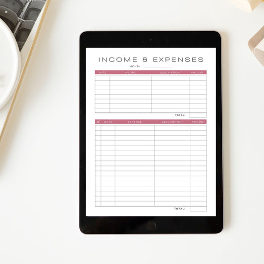 Income & Expenses Page